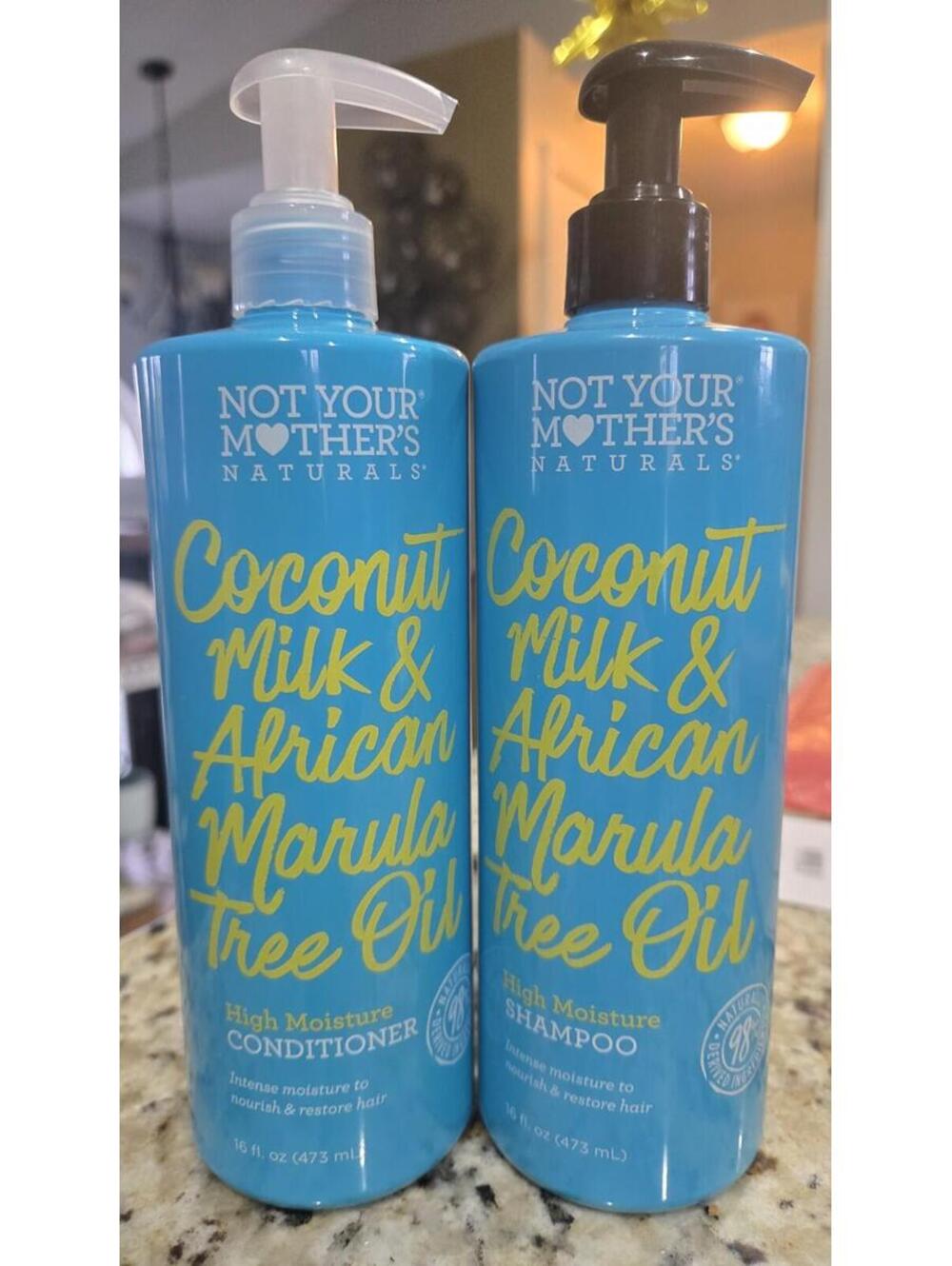 Not Your Mother's Coconut Milk & African Marula Tree Oil Shampoo Conditioner Set